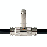 3/8 "moleté Slip Lock Tube de couplage rapide connecter croix té ligne droite coude brouillard système de refroidissement raccord connecteur Joint