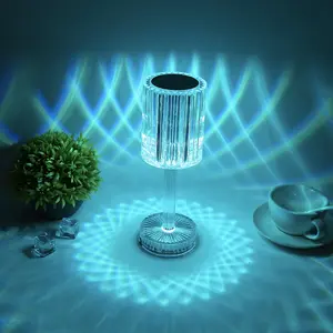 Ev dekor geliştirmek ile 2024 yeni uzaktan kumanda akrilik masa lambası dokunmatik atmosfer gül dekoratif gece lambası