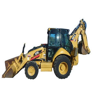 Chargeuse sur pneus Caterpillar 420/420e d'occasion à prix abordable avec moteur et pompe, modèle 2014, capacité nominale de 45 tonnes, haute efficacité - Product Image 1