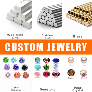 Luckydg Đồ Trang Sức Các Nhà Sản Xuất OEM ODM Bán Buôn Tùy Chỉnh Thời Trang Tốt Vòng Cổ Bông Tai Nhẫn Vòng Đeo Tay Đồ Trang Sức Cho Phụ Nữ Và Nam Giới - Product Image 3