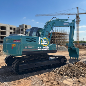 Excavadora Kobelco SK140 Usada de 14 Toneladas, Excavadora Mediana de 74kw de Potencia para Construcción, Motor Isuzu 4JJ1, Precio Económico, SK140 SK200 en Venta - Product Image 1