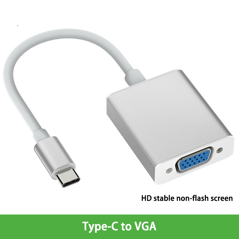 Blanc - Type-C vers V-GA