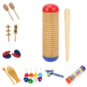 Juguete educativo de madera para niños, instrumento musical, juguete para bebés, instrumentos musicales que hacen ruido