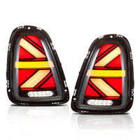 Nouvel ensemble de feux arrière LED dynamiques séquentiels avec clignotants et feux stop modifiés pour BMW Mini R56