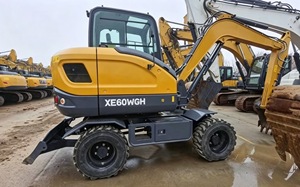 Machine de construction agricole compacte sur roues et chenilles d'occasion de haute qualité 6t 0,23m³ XE60WGH alternative 48kW - Product Image 1
