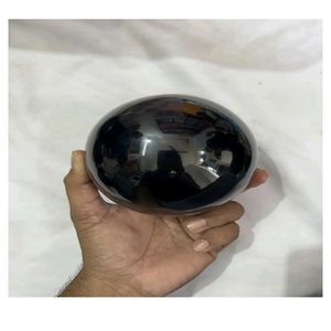 Boule d'obsidienne noire naturelle, sphère ronde, pierre précieuse, non percée, boule de cristal de guérison - Product Image 3