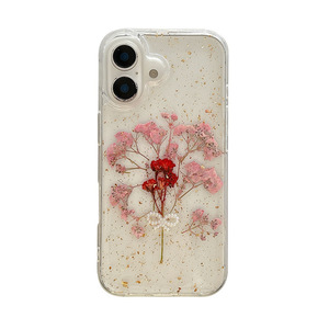 <span class=keywords><strong>Coque</strong></span> de téléphone <span class=keywords><strong>transparente</strong></span> en époxy style coréen avec nœud floral pour <span class=keywords><strong>iPhone</strong></span> 17 Pro Max, design personnalisé, antichoc, compatible avec 16, 15 Plus, 14 - Product Image 6