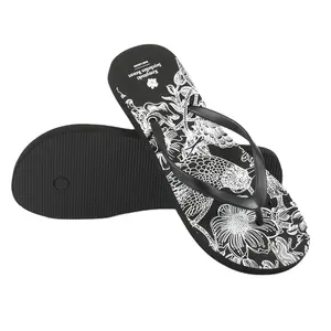 All'ingrosso ciabatte da uomo con Design personalizzato in gomma cinese PVC estivo EVA Flip flop ODM estate OEM da donna accetta 12-17mm