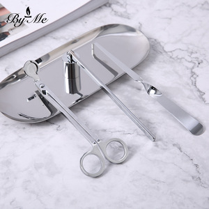 अनुकूलित रंग टिकाऊ स्टेनलेस स्टील अरोमाथेरेपी मोमबत्ती उपकरण सेट बुझाने मोमबत्ती कैंची - Product Image 2