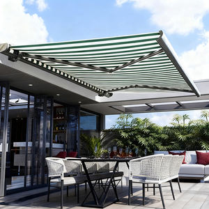 Auvent de balcon rétractable à LED robuste pour patio, pare-soleil extérieur, auvent motorisé pliable - Product Image 1