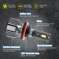 Phares de voiture LED 12V super lumineux haute puissance, décodage H11 H4 H7 OLIVER, compatibles avec les voitures modifiées, vente chaude transfrontalière