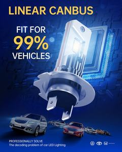 Vente flash Phare LED H7 H18 35W/70W 7600LM Taille 1:1 Ventilateur 12V H1 H3 H4 H19 H8 H11 9005 9006 Lampe LED pour voitures - Product Image 5