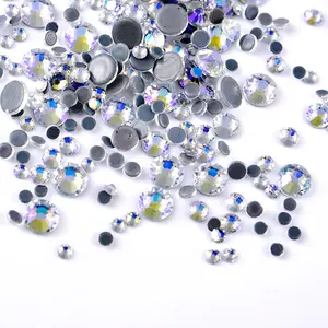 Factory Directly Hotfix Flatback Rhinestone Motif Design For Nail Art