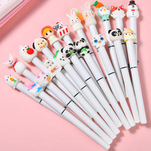 Bolígrafo de Gel Creativo de Estilo de Dibujos Animados, Promocional, de Plástico, Intercambiable, con Tinta Normal, Bonito, de 0.5 mm - Product Image 1