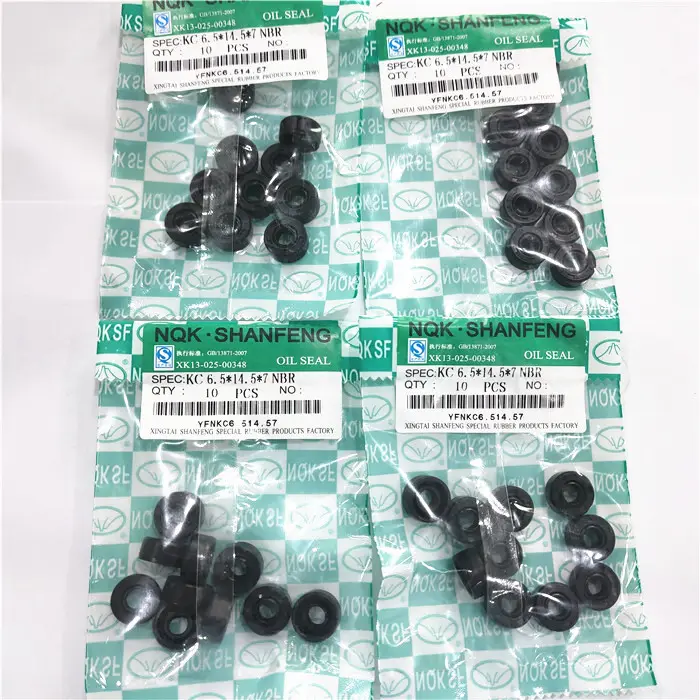 NBR Oil Seal Supplier TC 6.5X14.5 X7mm NQK SF Oil Seal