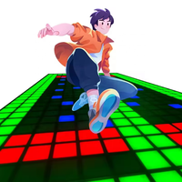 Pengxing Led piste de jeu de danse projecteur de sol à led interactif logiciel de jeu actif à vendre