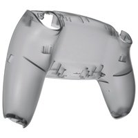 EXtremeRate Coque Arrière de Remplacement Transparente Noire pour Manette PS5 Playstation5