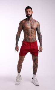 Boxers rouges en coton pour hommes – Respirants, doux, confortables, coupe décontractée, braguette boutonnée – Sous-vêtements masculins – Distribution mondiale - Product Image 4