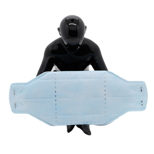 Masque facial protecteur personnalisé XPRO, respirateur de haute qualité, tissu non tissé à <span class=keywords><strong>3</strong></span> couches, FFP1, jetable, anti-poussière, vente en gros - Product Image 2