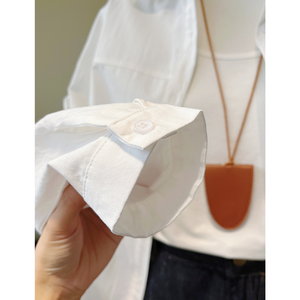 Chemises à manches longues pour femmes de haute qualité, fabriquées en usine à bas <span class=keywords><strong>prix</strong></span>, pour le printemps et l'automne, cardigans décontractés en pur coton pour l'été - Product Image 5