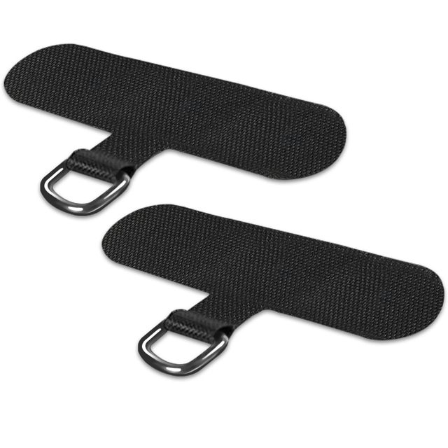 Heavy Duty Phone Tether Tab Ultra Thin Phone Patch Universal Lanyard Insert With Metal Ring for Full Cover Case