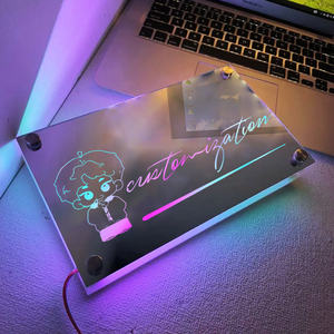 Décoration Murale Promotionnelle Kpop Idol EXO : Enseigne Néon Acrylique Double Couche Imprimée Effet Miroir pour Remise de Diplôme, Diwali, Ramadan, Thanksgiving - Product Image 3