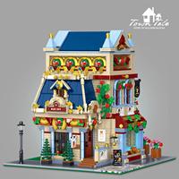 33230 2745PCS Blocs de construction Maison d'ours, Modèle MOC de briques, Scène de rue urbaine créative, Ornements de présentation de bureau