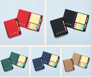 Wholesale OME Brand Handmade Business Style Address <b>Book</b> Silk Screen Printed Kraft Paper Sticky Note Set N-Time Notebook - Product Image 5