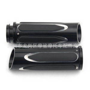 Moshark <b>Motorcycle</b> Handlebar <b>Grips</b> 15x9x5mm For Harley Softail Dyna Fat Boy Glide Modification Parts - Product Image 1