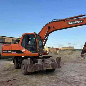 Le fournisseur professionnel a utilisé l'excavatrice de roue d'excavatrice de DH210W-7 de Doosan 21 tonnes boîte de vitesse de moteur de capacité de seau de 0.86m PLC en stock - Product Image 2