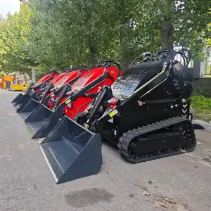 Fabrika CE EURO5 EPA küçük Skid Steer ön Kubota Mini Skid nokta dönüşlü yükleyici skidmini Mini kızaklı yükleyici