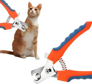 Cortauñas para Mascotas de Acero Inoxidable, Ecológico, con Certificación CE, Cortauñas de Seguridad para Perros con Lima de Uñas para el Cuidado - Product Image 1