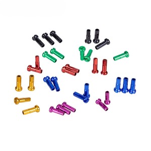 Capuchons et tétons de roue de 14 mm en alliage d'aluminium coloré pour vélos de montagne et de route - Product Image 1