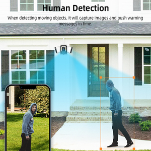 Wholesale <strong>3</strong> Lens Wifi <strong>Camera</strong> Support TF Card Cloud Record <strong>Motion</strong> <strong>Detection</strong> Network <strong>Camera</strong> for Protecting Home Business Safety - Product Image 6