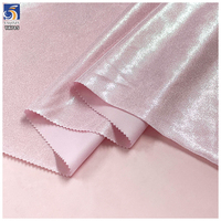 YX785-1 pakaian Bikini modis cetak Foil kain rajut berkilau 4 cara pakaian renang melar kain spandeks nilon