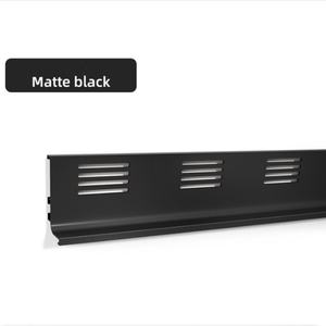 Tirador de Gabinete Ventilado sin Manijas, Fácil de Limpiar, de Aleación de Aluminio Electrochapado Multicapa para Gabinetes de Cocina y Baño, Personalizable - Product Image 1