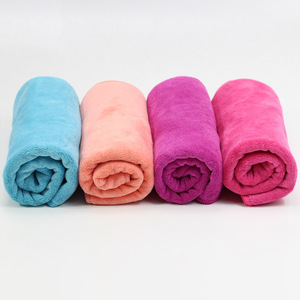 <b>Microfiber</b> Hair Drying <b>Towels</b> 50x80cm Quick Dry Solid Color Rectangular For Beauty Salons - Product Image 5
