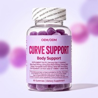 Gummies OEM pour les fesses - Soutien de la courbe corporelle et amplificateur de fessiers, bonbons gélifiés pour le lifting des hanches BBL, commande en gros