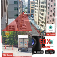 Cámara de Vigilancia Wistino de Lente Única de 8MP para Exteriores, HD, Zoom Óptico de 50x, Detección de Movimiento, Alarma por Voz, para Patio