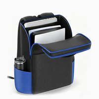 Sac à dos grande capacité pour console PS5/PS5 Slim/PS5 Pro, étui de transport pour manette, sac de rangement pour accessoires de jeu