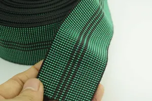 Оптовая продажа прочной эластичной ленты из полипропилена XD Factory, 50 мм, зелено-желтая, высокоэластичная, для мебели и обивки диванов (бинт) - Product Image 6