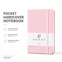 Cuaderno de Bolsillo Personalizado al por Mayor, Color Macaron, Tamaños A5, A6, A7, Impresión de Logotipo Personalizado, Cuaderno de Cuero con Correa Pequeña, Fábrica OEM