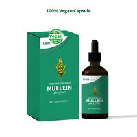 Extrait de feuille de molène en gouttes, très vendu, pour la purification et la détoxification pulmonaire, conforme aux normes US/UE