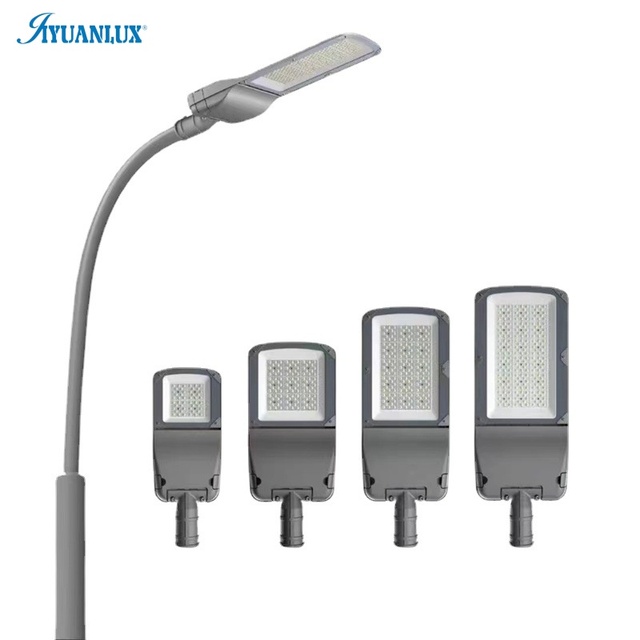 LED Street Light 5-Year Warranty 120lm/w IP67 AC 50W-200W Outdoor Dimmable 6000K Daylight