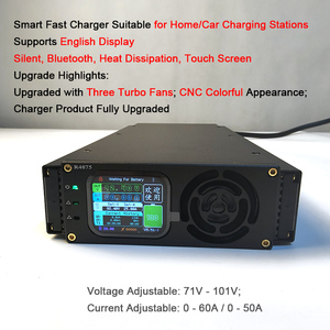 Chargeur Bluetooth à courant et tension réglables 71V - 101V 50A 60A pour batterie au lithium 84V 96V 100.8V 87.6V 72V pour Huawei R4875 5000W - Product Image 2