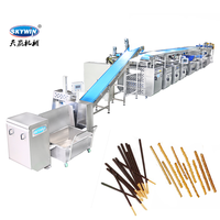 Machine industrielle pour la production de bâtonnets de chocolat et de biscuits, ligne de production de biscuits en forme de doigt