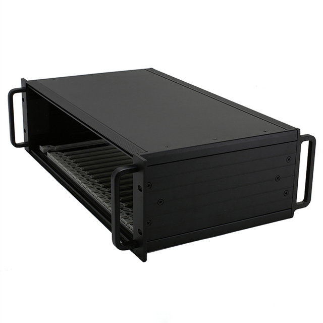 Custom 19 Inch 3U Rackmount Subrack Chassis Cabinet CPCI ATCA VPX Server Case Aluminum Alloy Profile 160mm Backplane IP54 OEM