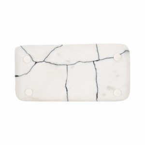 Vassoio portagioie rettangolare in marmo per tavolino da caffè, comodino, bagno, vanità, vassoio decorativo - Product Image 6