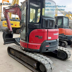 Mini-excavatrice d'occasion Yanmar Vio55-6B 5,5 tonnes, fabriquée au Japon, mini-excavatrice sur chenilles en caoutchouc Yanmar Vio55-6 d'occasion, Vio55 - Product Image 1