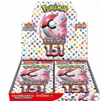 Boîte de boosters de jeu de société Pokémon TCG 151 SV2A Écarlate et Violet, version japonaise originale scellée, pack de boosters PTGG